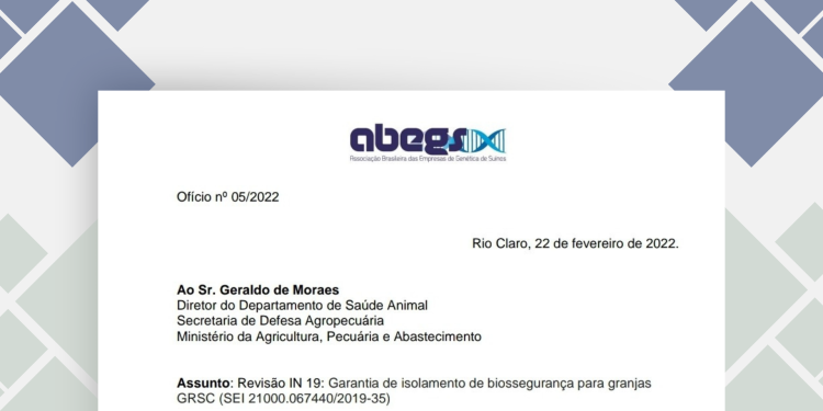 ABEGS participa do processo de atualização da IN 19 para a suinocultura