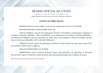 ABEGS e ABCS renovam acordo com MAPA para investimentos na Estação Quarentenária de Cananeia até 2030